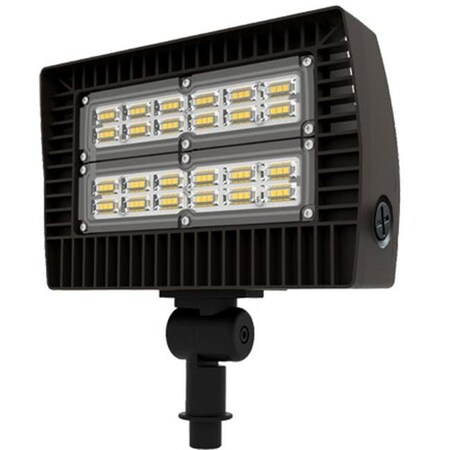 Dabmar Lighting Dabmar Lighting DF-LED5750-BZ 50 watt LED Chip On Board 120-277 V Slim Flood Light with Knuckle; Bronze DF-LED5750-BZ